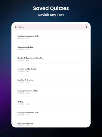 AI Quiz & Question Generator iPad screenshot