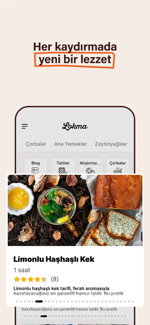 Screenshot #2 pour Lokma - Yemek Tarifleri
