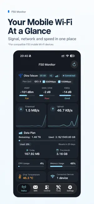 F50 Monitor screenshot 1
