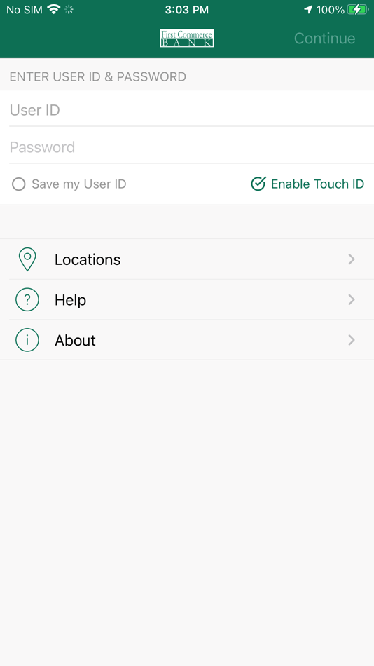 #5. First Commerce_Mobile (iOS) 由: First Commerce Bank