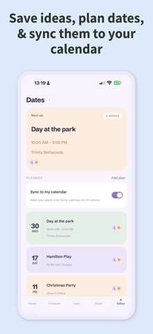 Ourly: Money, Lists & Plans screenshot 6
