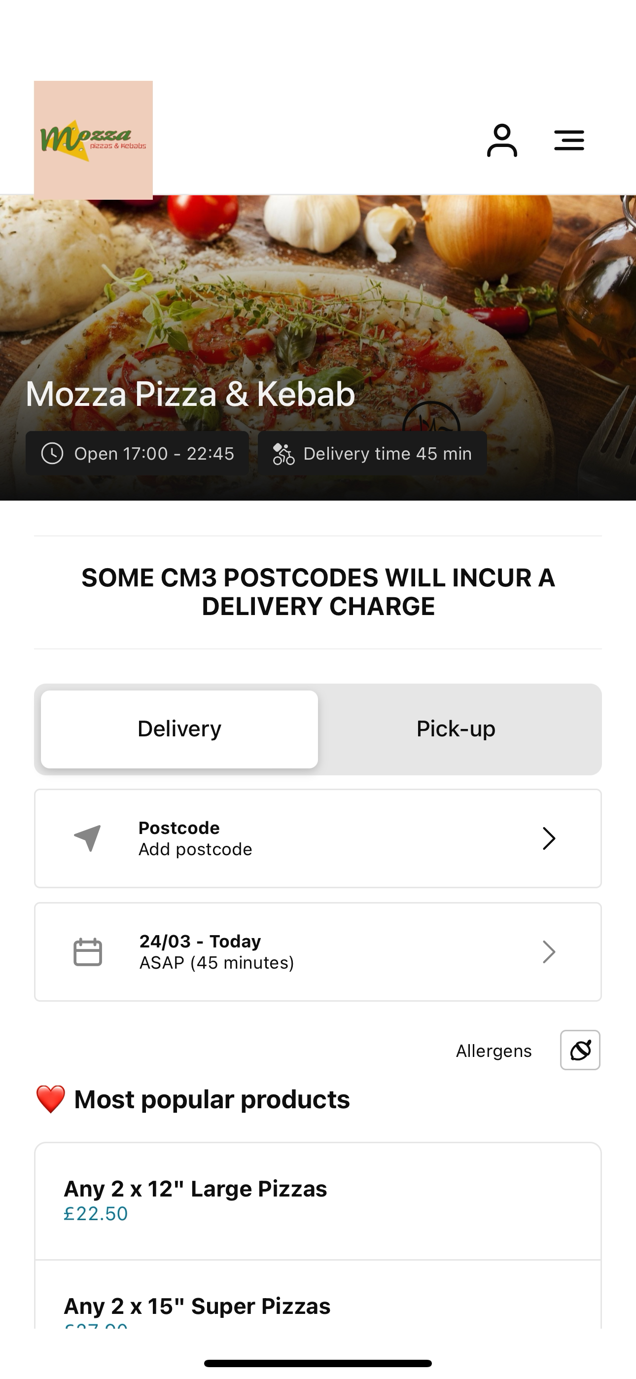 Mozza Pizza & Kebab