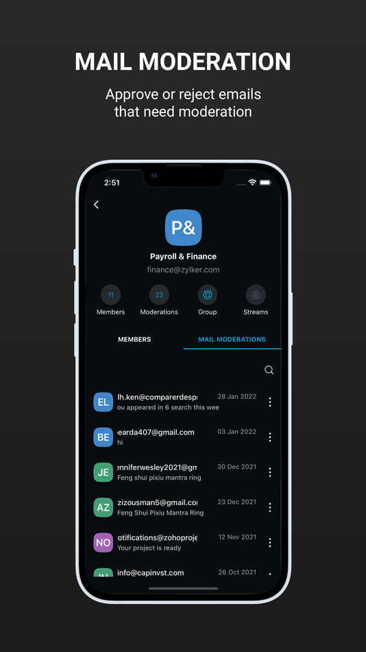 #3. Zoho Mail Admin (iOS) Podle: Zoho Corporation