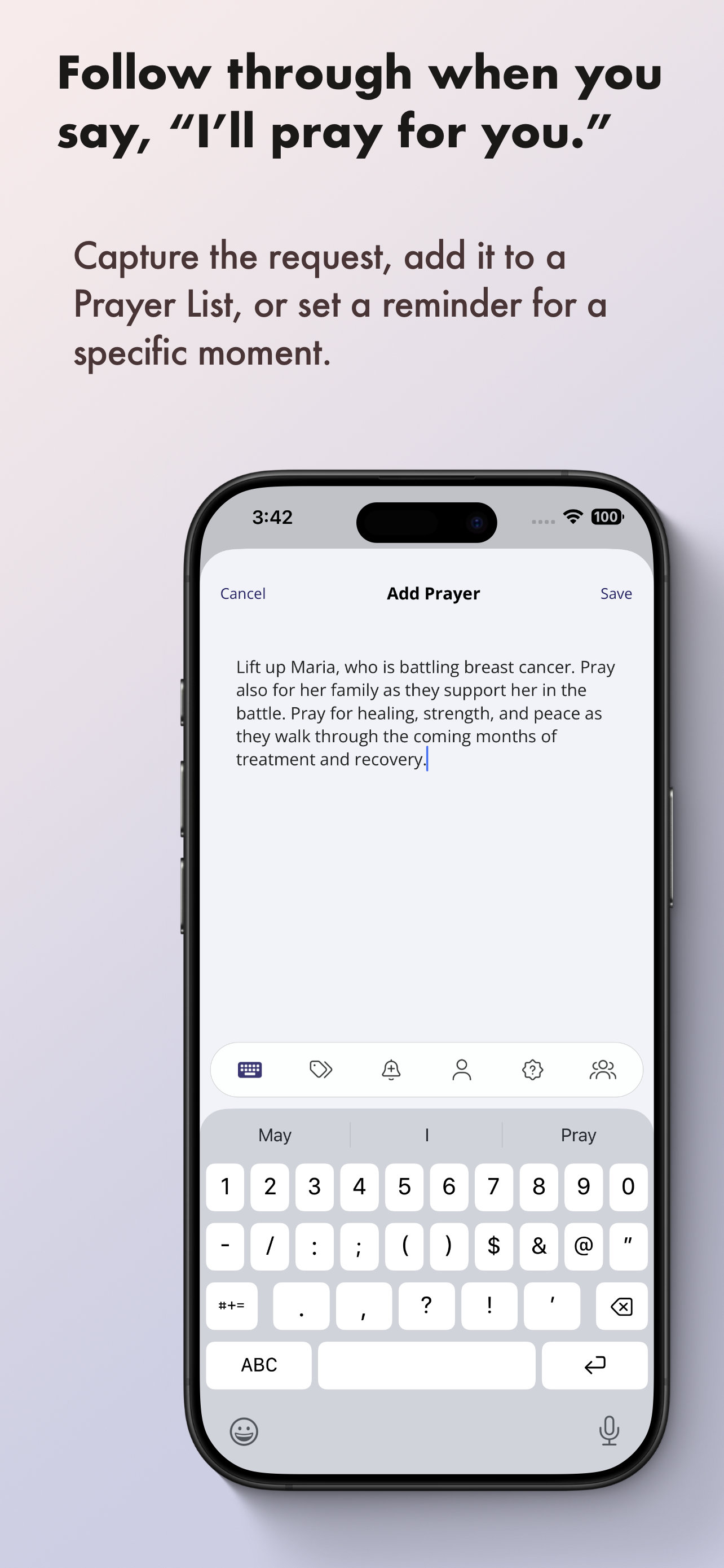 Prayer Journey: Journal screenshot 2