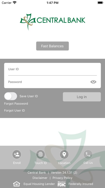Central Bank Mobile Banking