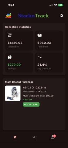 StacknTrack: LEGO Set Tracker Screenshot 2 of 9