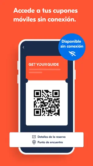 Captura de pantalla de GetYourGuide: Planea Y Reserva en iPhone 4