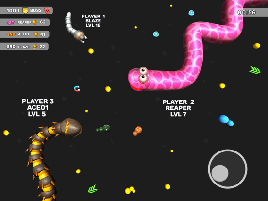 Tangled Worms Clash iPad screenshot 5 - Games app