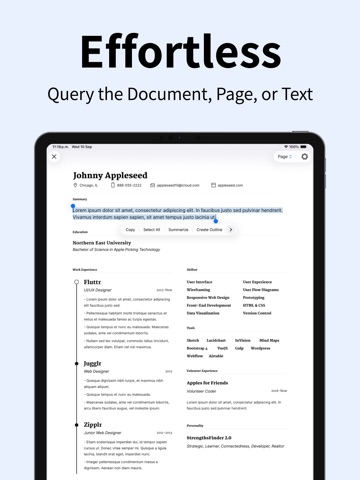 PDF Loupe - Private AI Reader iPad screenshot