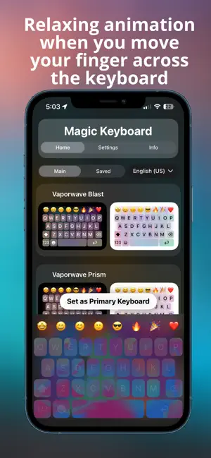 Magic Keyboard - Star Ripples screenshot 2