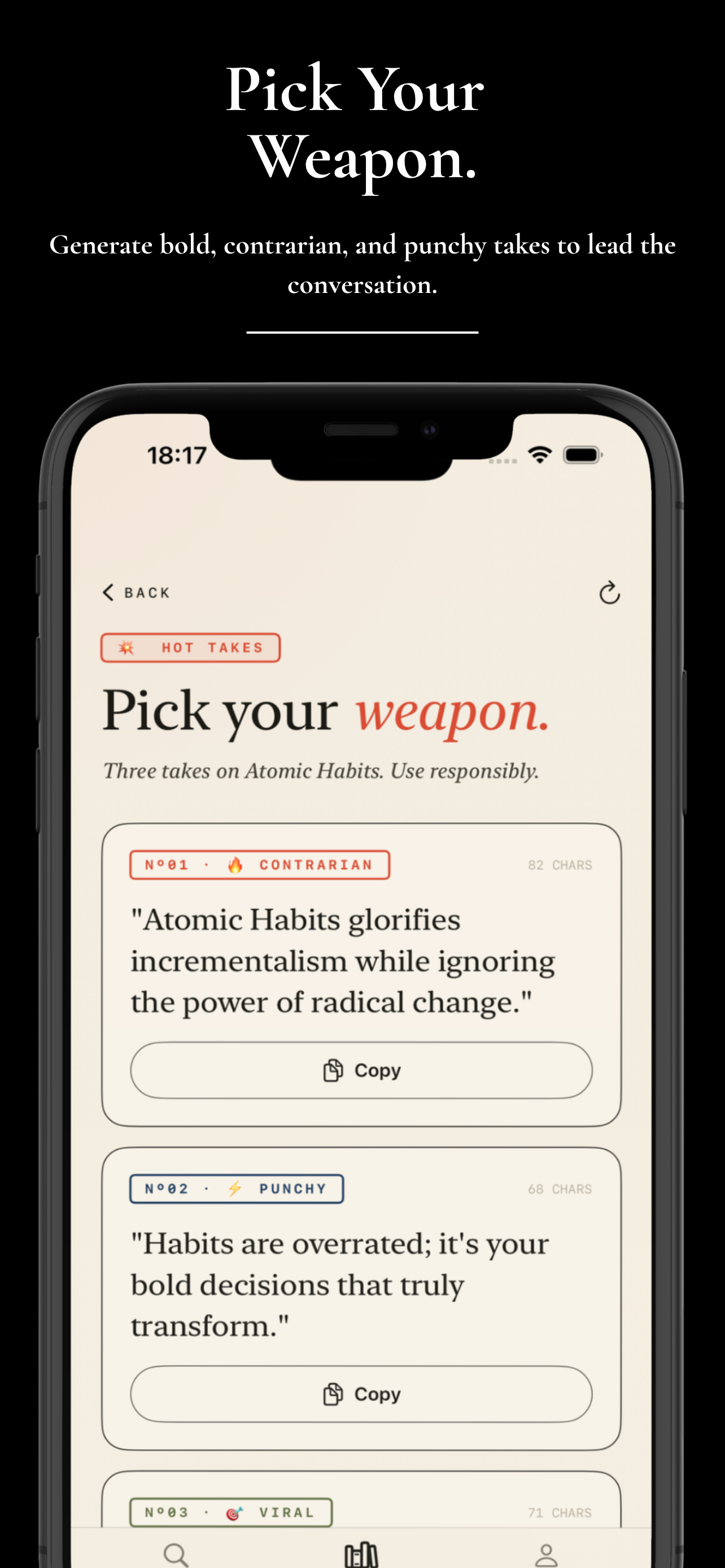Sapien · Hot Takes screenshot 8