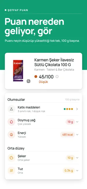 Lupa: Gıda Skoru & Barkod screenshot 2