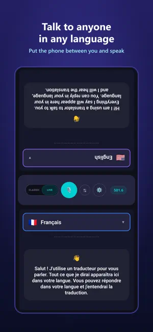 Face2Face: AI Voice Translator screenshot 1