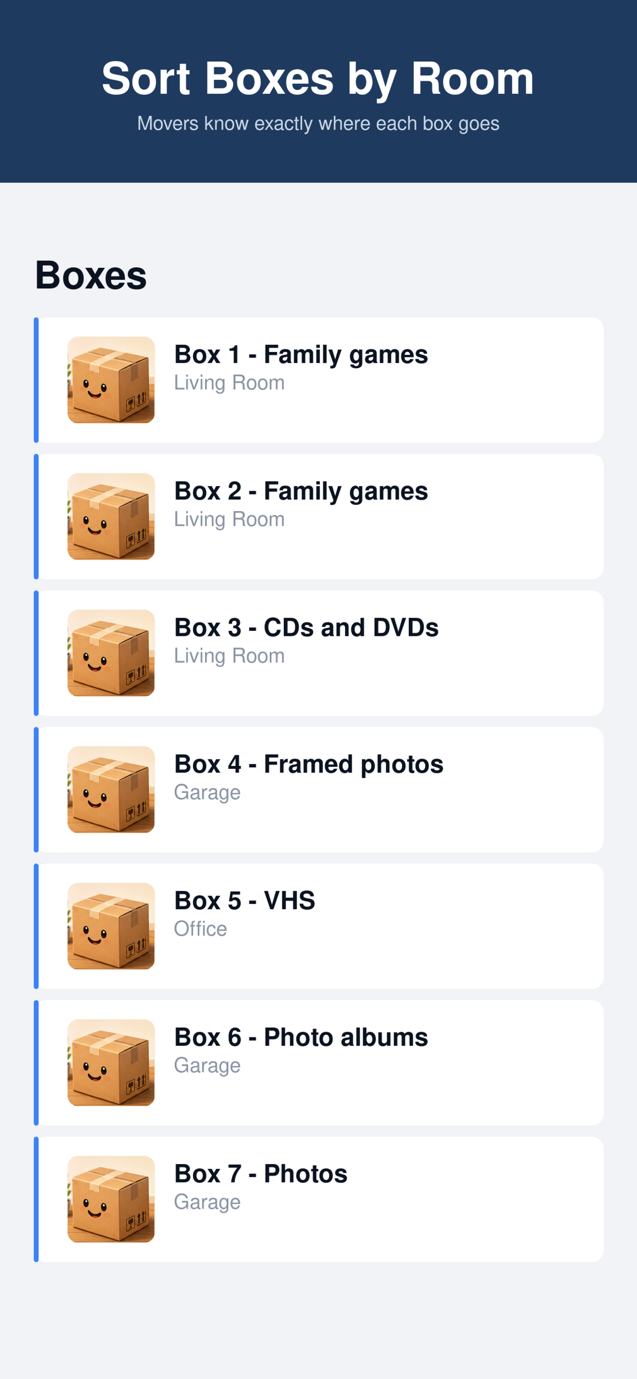 Move-N: Moving Box Organizer screenshot 3