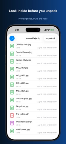 Zip & Unzip rar file extractor Screenshot 4 of 5