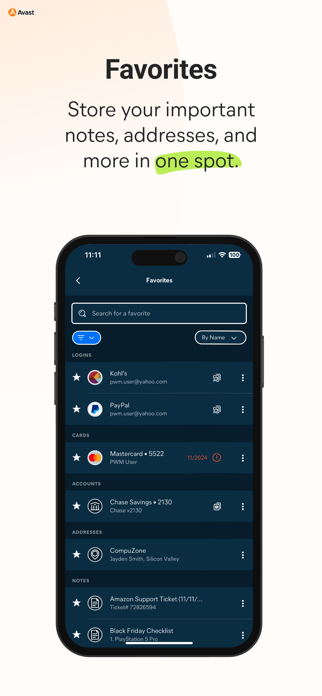 Avast Password Manager Screenshot 3 of 8