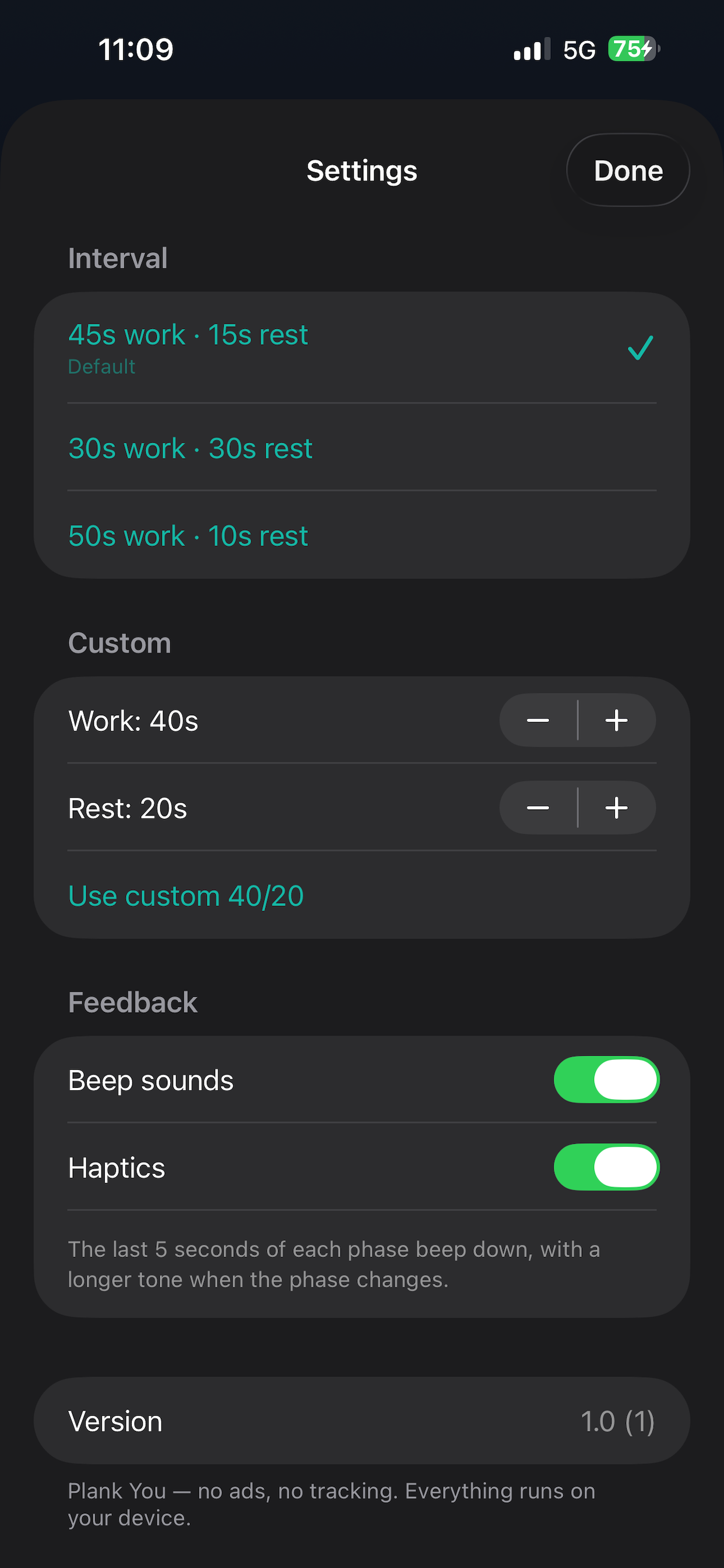 PlankYou screenshot 3