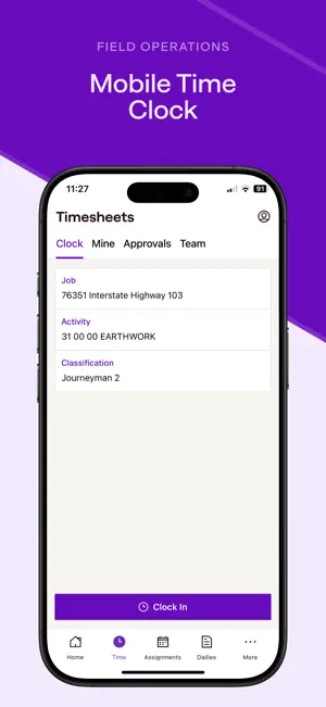 Miter: Construction Time & Pay screenshot 2