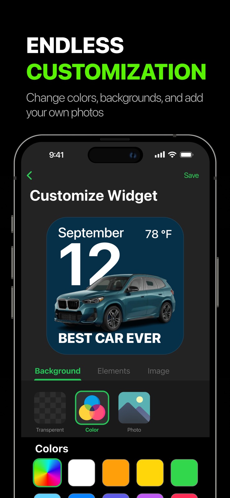 CarTheme: Car Widgets & Sounds iphone screenshot 4