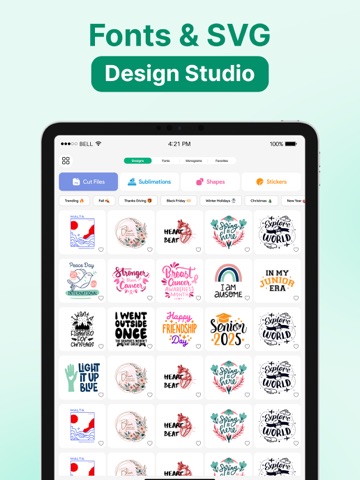 Design Studio: DIY with Cricut iPad screenshot