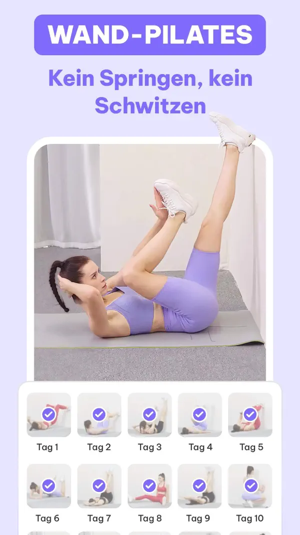 Daily Yoga: Yoga für Fitness® iPhone App Screenshot 8 – Gesundheit & Fitness