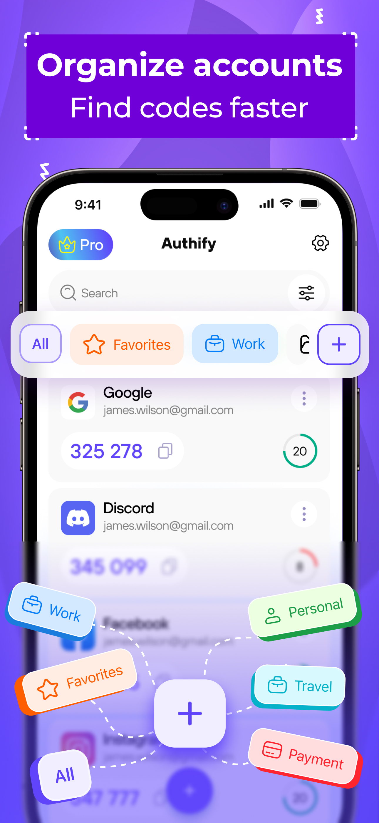 2FAuthify - Authenticator app screenshot 3