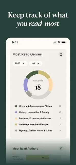 bookie: Book & Reading Tracker screenshot 4