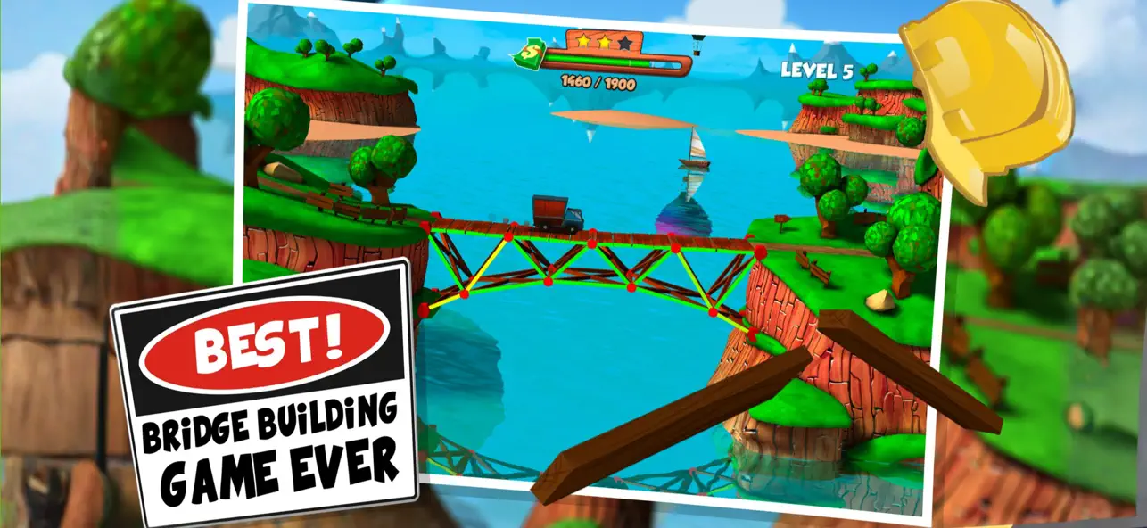 Screenshot #1 pour Bridge Builder Simulator