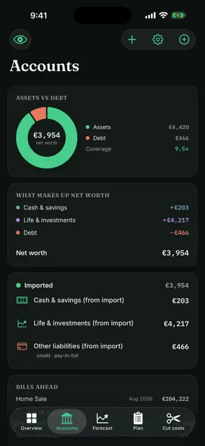 Cashflow: Forecast & Budget screenshot 2