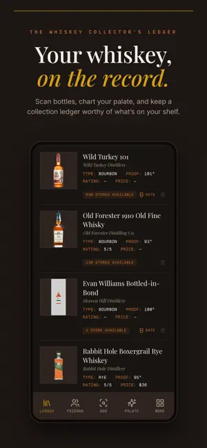 BarrelLedgers:Bourbon App screenshot 1