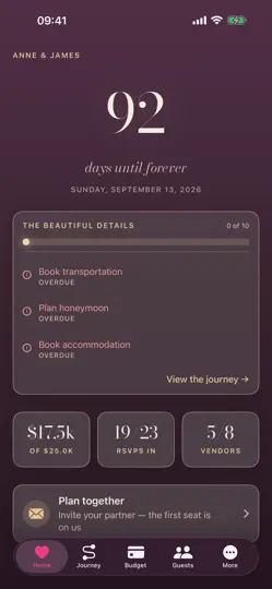 Vowo: Wedding Planner iPhone Ekran Görüntüsü 2