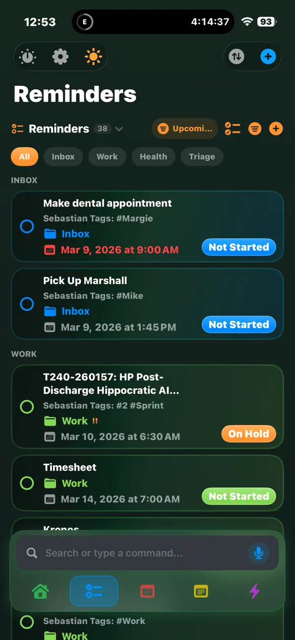 Screenshot #2 pour Sebastian - Daily Assistant