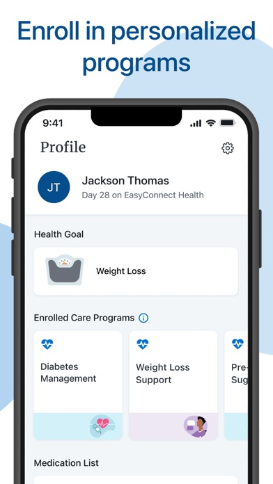 EasyConnect Health iPhone screenshot 7 - Medical app