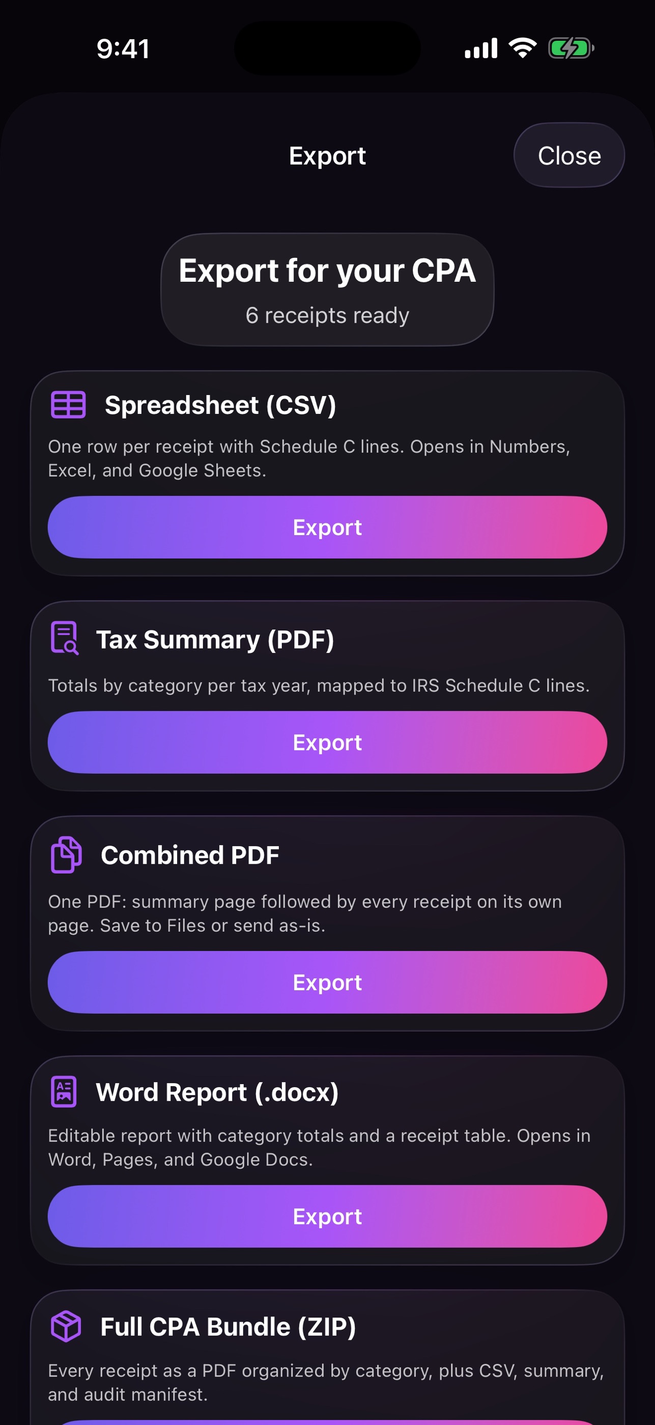 Screenshot 5 of ScanDaddy: Receipt Scanner