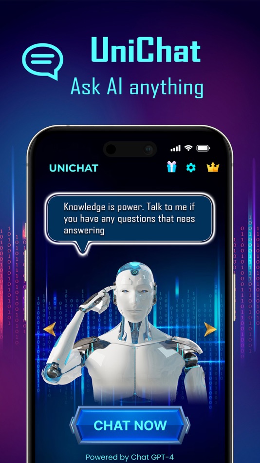 #2. UniChat 4.5: AI Chat Bot (iOS) 由: UNIAPI