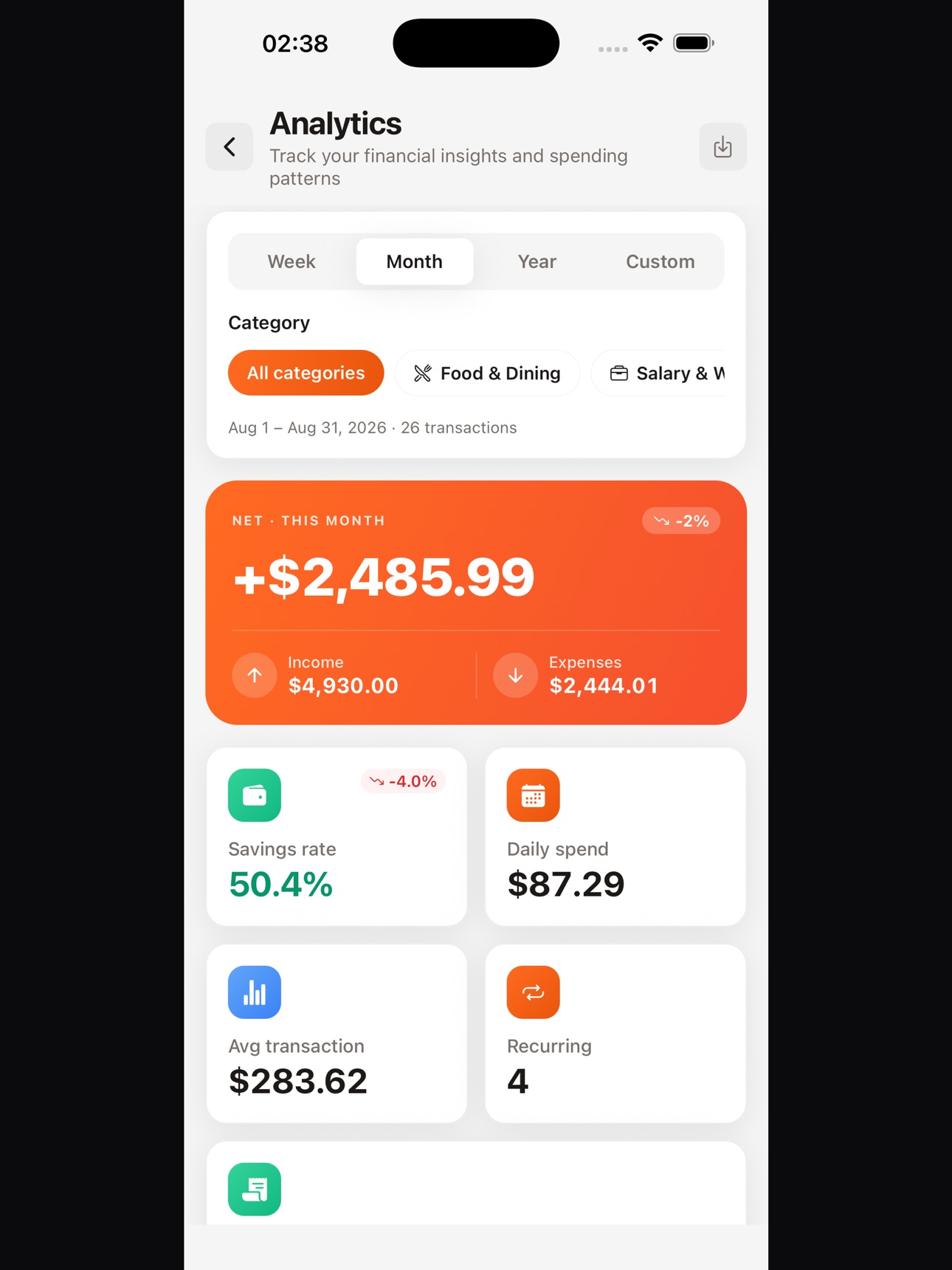 Screenshot 12 of Sorayli: Receipt & Budget
