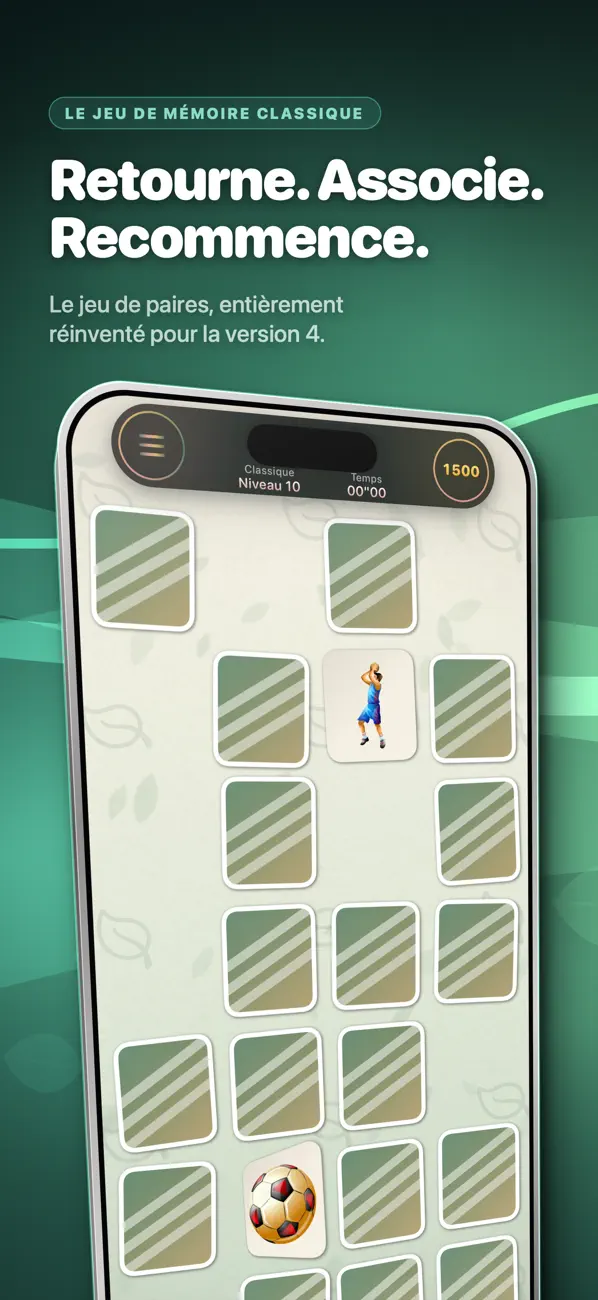 Screenshot #1 pour Memorama • Platinum sans pub