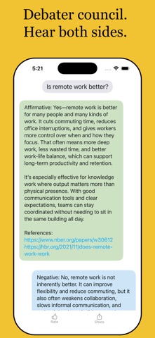 Council AI iPhone screenshot