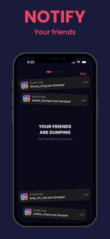 DumpTime screenshot