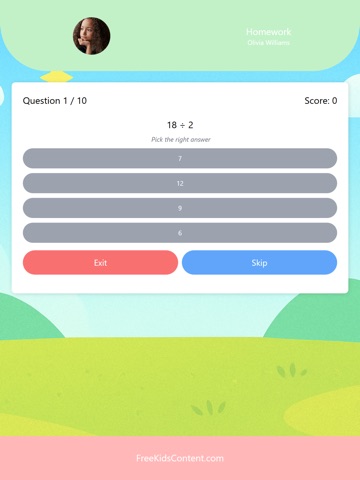 Learn Division iPad screenshot