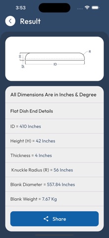 Pressure Vessel Heads. Screenshot 3 of 4