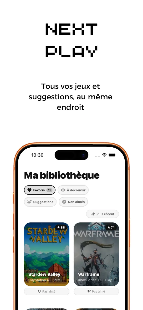 Screenshot #2 pour NextPlay – Votre Guide Gaming