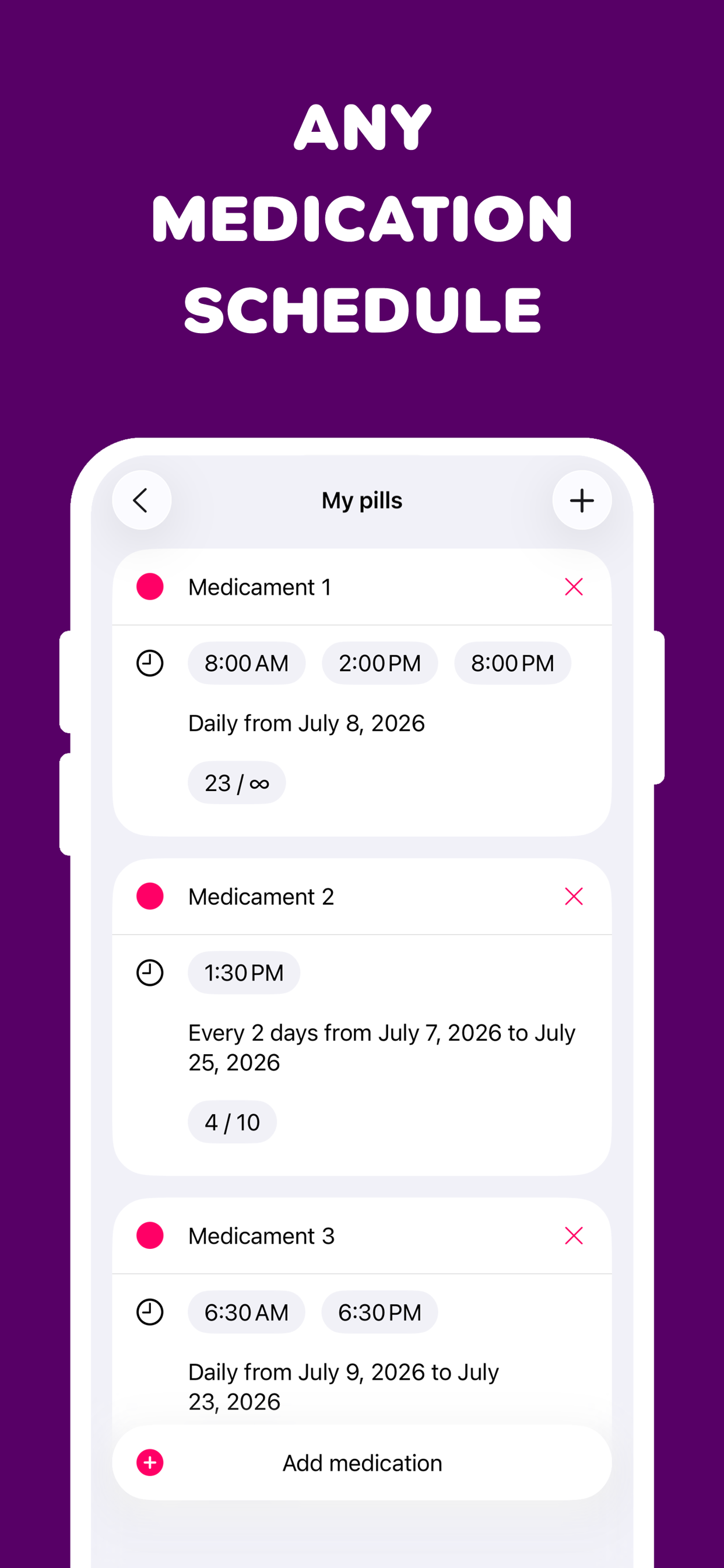 Dr. Pills: Medication Reminder screenshot 2