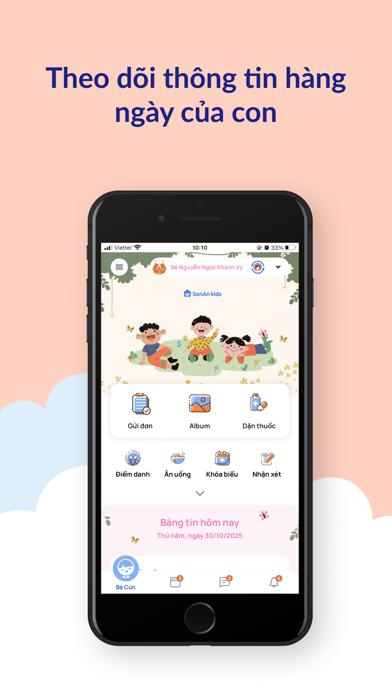 SananKids - Phụ huynh iPhone screenshot 3 - Education app