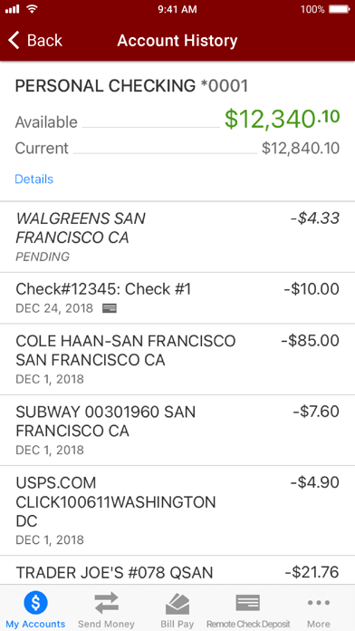 State Bank of Burrton Screenshot