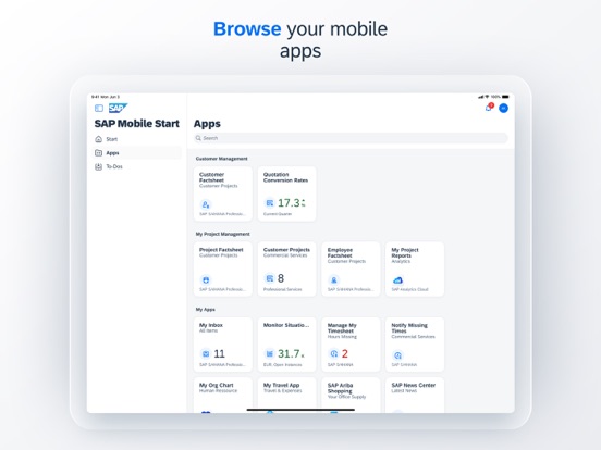 Screenshot #5 pour SAP Mobile Start