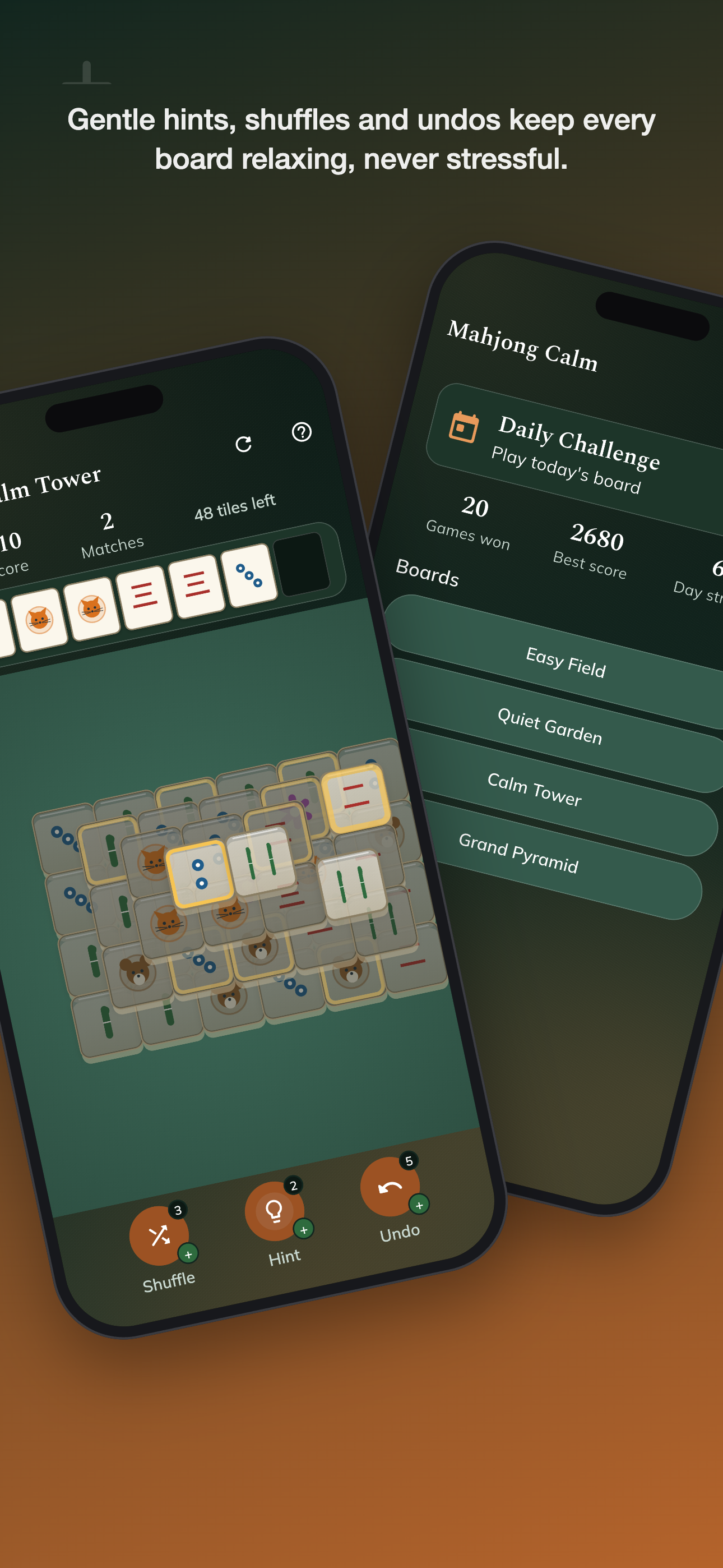 Mahjong Calm: Tile Solitaire screenshot 2