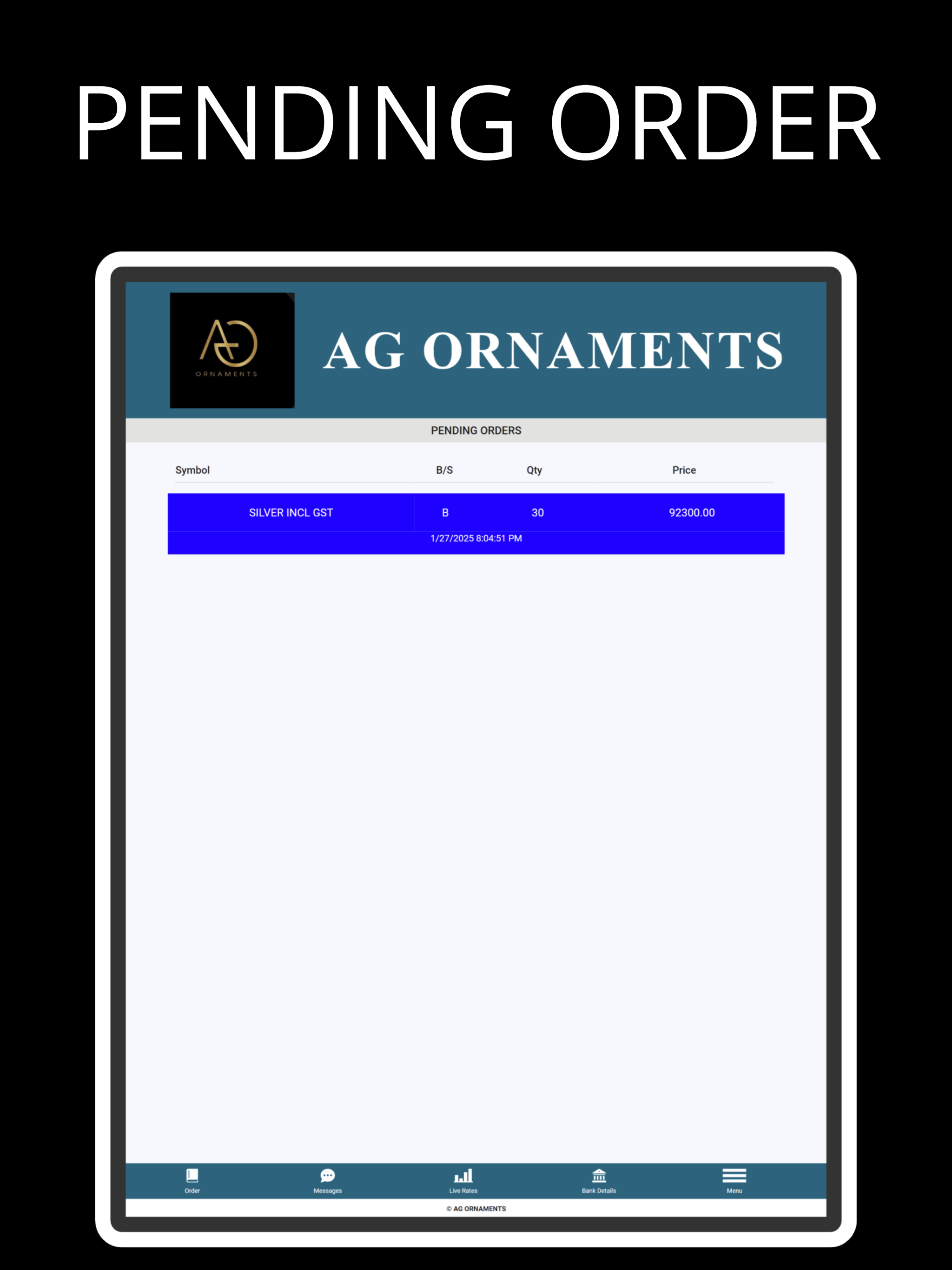 Harshul Bansal -AG Ornaments
