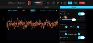 MIDI Controller/Oscilloscope screenshot 1