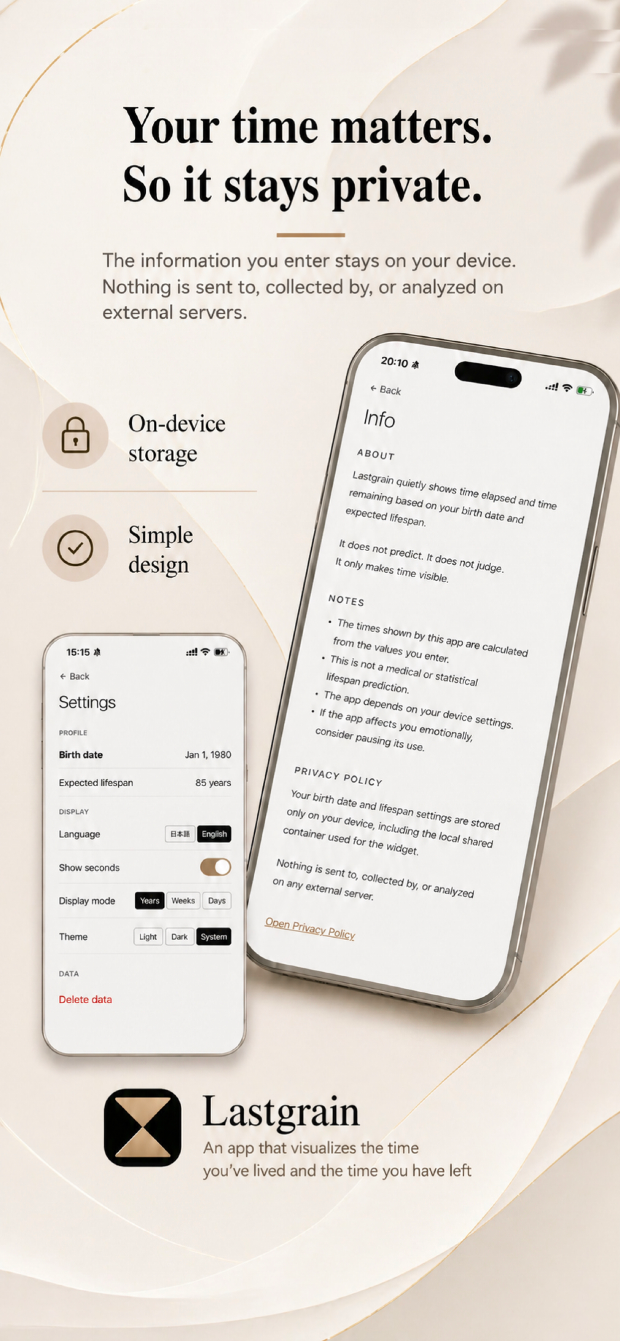 Lastgrain: Life Timer